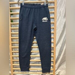 Roots Navy Blue Track Pants